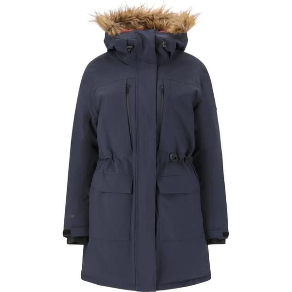 Parka damska z kapturem Whistler Bluff 10000. Niebieskie parki Whistler, z materiału, klasyczne, z kapturem. Za 517.00 zł.
