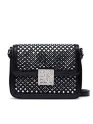 Armani Exchange Torebka XW003374 AF26449 MC009 Czarny. Czarne listonoszki Armani Exchange, bez wzorów, ze skóry, bez dodatków. Za 614.99 zł.