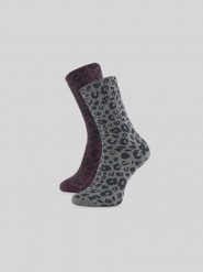 4F Skarpetki długie (2-pack) damskie - multikolor 39-42. Skarpety 4f, bez wzorów, z bawełny. Za 49.99 zł.