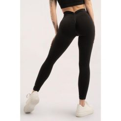 Legginsy fitness damskie Gym Glamour deep push up 2.0. Czarne legginsy GYM GLAMOUR, xs, bez wzorów. Za 169.99 zł.