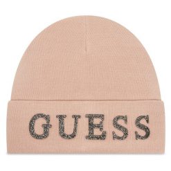Czapka Guess. Czerwone czapki Guess, z aplikacjami. Za 159.99 zł.