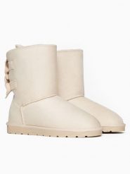 ISLAND BOOT Botki zimowe "Bowie" w kolorze beżowym rozmiar: 38. Brązowe botki Island Boot, na zimę, bez wzorów, bez obcasa, bez zapięcia. Za 165.99 zł.