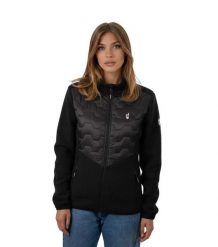 Kurtka hybrydowa damska CELSI. Czarne kurtki narciarskie Aulp, l, bez wzorów, z dzianiny, bez kaptura, narciarskie. Za 449.99 zł.