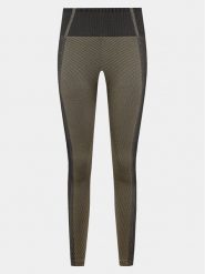 Athlecia Legginsy Powerfull W Seamless Tights EA233338 Brązowy Regular Fit. Brązowe legginsy Athlecia, m, bez wzorów, z syntetyku, na jogę i pilates. Za 89.99 zł.