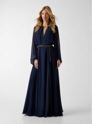 Marciano Guess Sukienka wieczorowa 6RGK19 7429A Granatowy Regular Fit. Niebieskie sukienki Marciano Guess, z aplikacjami, z syntetyku, wizytowe, bez kołnierzyka, bez ramiączek. Za 1,199.00 zł.