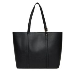 Torebka DeeZee. Czarne shopper DeeZee, bez wzorów, bez dodatków. Za 149.99 zł.