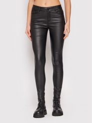 Vero Moda Spodnie materiałowe Seven 10138972 Czarny Slim Fit. Czarne spodnie materiałowe Vero Moda, xs, bez wzorów, z materiału. Za 109.99 zł.