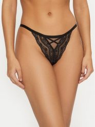 Hunkemöller Figi brazylijskie Selina 206287 Czarny. Czarne figi Hunkemöller, l, bez wzorów, z syntetyku. Za 39.99 zł.