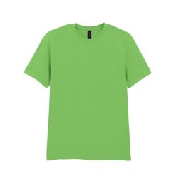 Bawełniana Koszulka Unisex Dla Dorosłych W Miękkim Stylu. Szare bluzki GILDAN, xl, bez wzorów, z bawełny, sportowe, bez kołnierzyka, bez ramiączek. Za 48.99 zł.