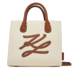 Torebka KARL LAGERFELD. Brązowe torebki klasyczne KARL LAGERFELD, bez wzorów, bez dodatków. Za 419.99 zł.