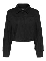 ONLY Kurtka z imitacji skóry Diane 15354896 Czarny Regular Fit. Czarne kurtki Only, xl, bez wzorów, ze skóry, bez kaptura. Za 259.99 zł.