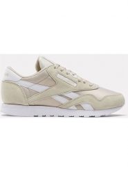Reebok Skórzane sneakersy "Classic Nylon" w kolorze beżowym rozmiar: 40. Brązowe trampki Reebok, bez wzorów, z materiału, bez zapięcia. Za 228.92 zł.