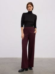 BGN Spodnie w kolorze bordowym rozmiar: 40. Czerwone spodnie materiałowe BGN, na co dzień, bez wzorów, z materiału. Za 117.73 zł.