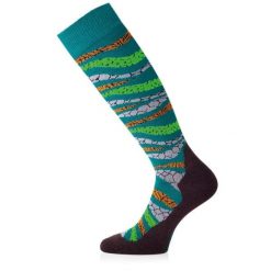 Skarpety merino SLF. Niebieskie skarpety LASTING, bez wzorów, z elastanu. Za 85.00 zł.
