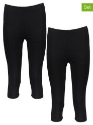Vivance Legginsy funkcyjne (2 szt.) w kolorze czarnym rozmiar: 36. Czarne legginsy Vivance, bez wzorów, z materiału, outdoorowe. Za 50.95 zł.