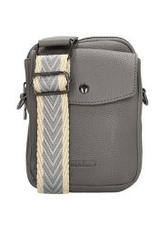 Beagles Torebka "Las Palmas" w kolorze szarym na telefon - 14 x 18 x 7 cm rozmiar: onesize. Szare torby na ramię Beagles, bez wzorów, z materiału, przez ramię, bez dodatków. Za 105.38 zł.