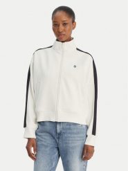 Guess Jeans Bluza W6GQZ3 KB212 Biały Relaxed Fit. Białe bluzy Guess Jeans, s, z aplikacjami, z jeansu, bez kaptura. Za 419.99 zł.