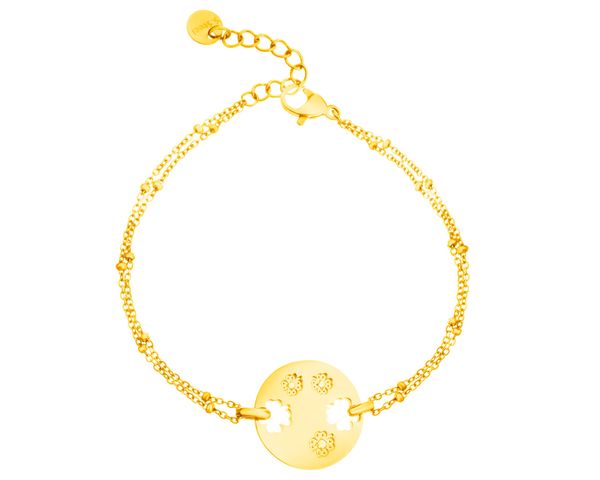 Bransoletka ze stali szlachetnej z cyrkoniami - koniczyna. Bransoletki Elixa, z cyrkonią, ze stali. Za 149.00 zł.