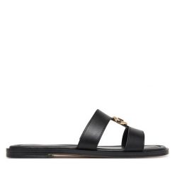 Klapki MICHAEL Michael Kors. Czarne klapki MICHAEL Michael Kors, bez wzorów, bez obcasa. Za 529.99 zł.