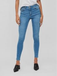 Vila Jeansy Sarah 14084766 Niebieski Skinny Fit. Niebieskie jeansy Vila, xs, bez wzorów. Za 89.99 zł.