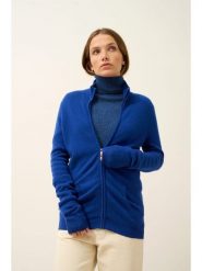 Just Cashmere Kaszmirowy kardigan "Ayr" w kolorze granatowym rozmiar: L. Niebieskie kardigany Just Cashmere, l, bez wzorów, z kaszmiru. Za 413.99 zł.