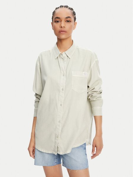 RVCA Koszula Showdown 23B051501 Zielony. Zielone koszule RVCA, xs, bez wzorów, z wiskozy, bez kołnierzyka, bez ramiączek. Za 129.99 zł.