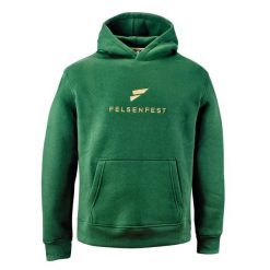 Bluza rozgrzewkowa Slopers. Zielone bluzy FELSENFEST, bez wzorów, z bawełny, bez kaptura. Za 289.99 zł.