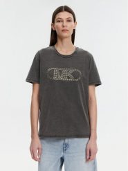 MICHAEL Michael Kors T-Shirt MS551SC36A Szary Regular Fit. Szare t-shirty MICHAEL Michael Kors, s, bez wzorów, z bawełny, bez kołnierzyka, bez ramiączek. Za 279.99 zł.