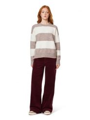 Scotch & Soda Sweter w kolorze szarobrązowo-kremowym rozmiar: XS. Białe swetry Scotch & Soda, xs, bez wzorów, bez ramiączek. Za 284.95 zł.