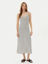 ONLY Sukienka letnia Eva 15346296 Écru Regular Fit. Sukienki Only, na lato, l, bez wzorów, z bawełny, bez kołnierzyka, bez ramiączek. Za 109.99 zł.