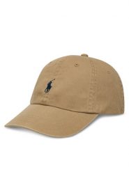Polo Ralph Lauren Czapka z daszkiem 211912843020 Brązowy. Brązowe czapki Polo Ralph Lauren, bez wzorów, z bawełny. Za 259.99 zł.