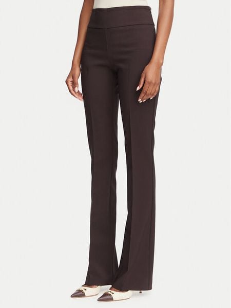 Rinascimento Spodnie materiałowe CFC0130140003 Brązowy Flare Fit. Brązowe spodnie materiałowe Rinascimento, xs, bez wzorów, z materiału. Za 464.99 zł.