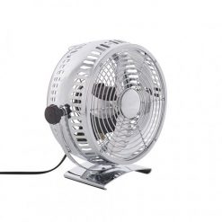 Wentylator biurkowy 24 cm srebrny RIBBLE. Nawilżacze powietrza BLmeble. W wyprzedaży za 269.00 zł.