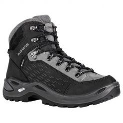 Buty trekkingowe damskie Lowa Renegade Warm Mid Gtx. Szare trekkingi Lowa, z materiału, za kostkę, do biegania. Za 1,105.30 zł.