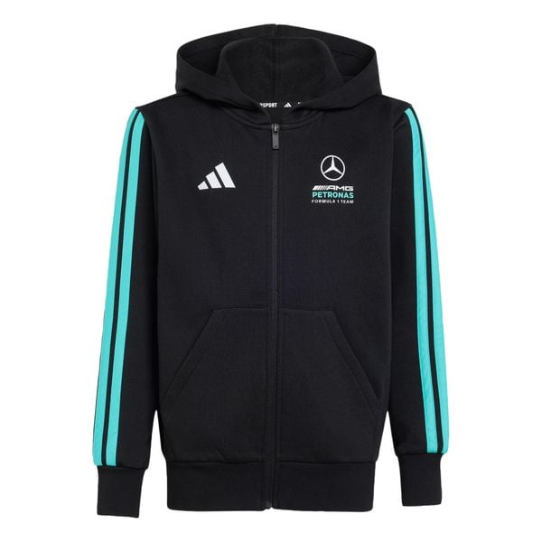 Bluza Z Kapturem Mercedes - Amg Petronas Formula 1 Team Dna Full Zip. Czarne bluzy Adidas, bez wzorów, z kapturem. Za 239.00 zł.