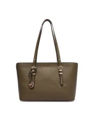 MICHAEL Michael Kors Torebka 30T5GQNT2L Zielony. Zielone shopper MICHAEL Michael Kors, bez wzorów, ze skóry, bez dodatków. Za 1,019.00 zł.
