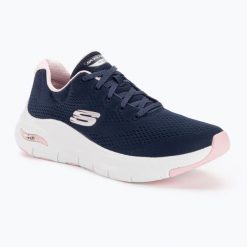 Buty damskie SKECHERS Arch Fit Big Appeal. Niebieskie obuwie sportowe Skechers, bez zapięcia. Za 319.99 zł.