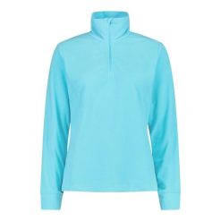 Bluza damska CMP. Niebieskie bluzy sportowe CMP, bez wzorów, bez kaptura. Za 119.99 zł.