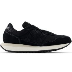 Buty damskie New Balance WS237ABB – czarne. Czarne obuwie sportowe New Balance, z gumy, bez zapięcia. Za 199.99 zł.