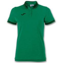 Koszulka polo do tenisa damska Joma Bali II. Zielone koszulki polo Joma, xl, bez wzorów, bez kołnierzyka, bez ramiączek. Za 163.85 zł.