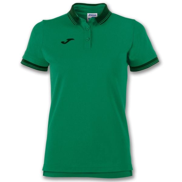 Koszulka polo do tenisa damska Joma Bali II. Zielone bluzki Joma, xl, bez wzorów, bez kołnierzyka, bez ramiączek. Za 163.85 zł.