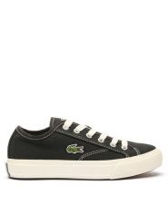 Lacoste Tenisówki Backourt 747CFA0006 Czarny. Czarne trampki Lacoste, bez wzorów, z materiału, bez zapięcia. Za 259.99 zł.