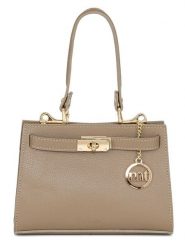 Mia Tomazzi Skórzana torebka "Zacconi" w kolorze beżowym - 24 x 18 x 14 cm rozmiar: onesize. Brązowe torby na ramię Mia Tomazzi, bez wzorów, z materiału, na ramię, bez dodatków. Za 260.99 zł.