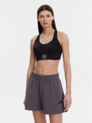 Adidas by Stella McCartney Biustonosz sportowy TruePace JD8407 Czarny. Czarne bielizna sportowa adidas by Stella McCartney, bez wzorów, z syntetyku. Za 369.99 zł.