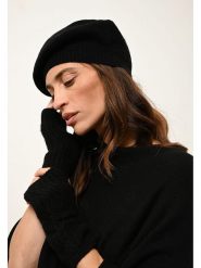 Just Cashmere Kaszmirowe mankiety "Bale" w kolorze czarnym rozmiar: onesize. Czarne rękawiczki Just Cashmere, bez wzorów, z kaszmiru. Za 127.65 zł.