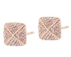 Kolczyki ze stali szlachetnej z kryształami - kwadrat. Kolczyki Artelioni, ze stali. Za 159.00 zł.