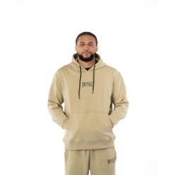 Bluza z kapturem Metal Boxe Desert Storm. Brązowe bluzy METAL BOXE, s, bez wzorów, z bawełny, z kapturem. Za 328.00 zł.