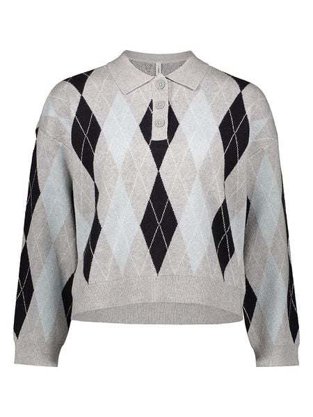 ONLY Sweter w kolorze szaro-czarnym rozmiar: XL. Czarne swetry Only, s, bez wzorów, z materiału, bez ramiączek. Za 72.95 zł.