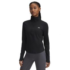 Under Armour Bluza Sportowa Damska Motion - S/36. Czarne bluzy Under Armour, l, bez wzorów, z materiału, bez kaptura. Za 347.99 zł.