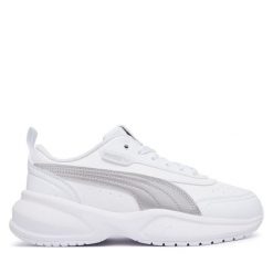 Baleriny Puma. Białe baleriny Puma, bez wzorów, bez obcasa. Za 299.99 zł.